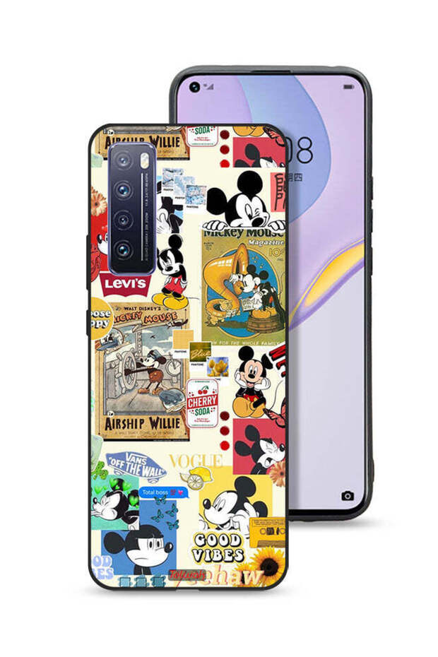 Huawei nova 7 5G Protective Case Cover Chose Happy And Stickers
