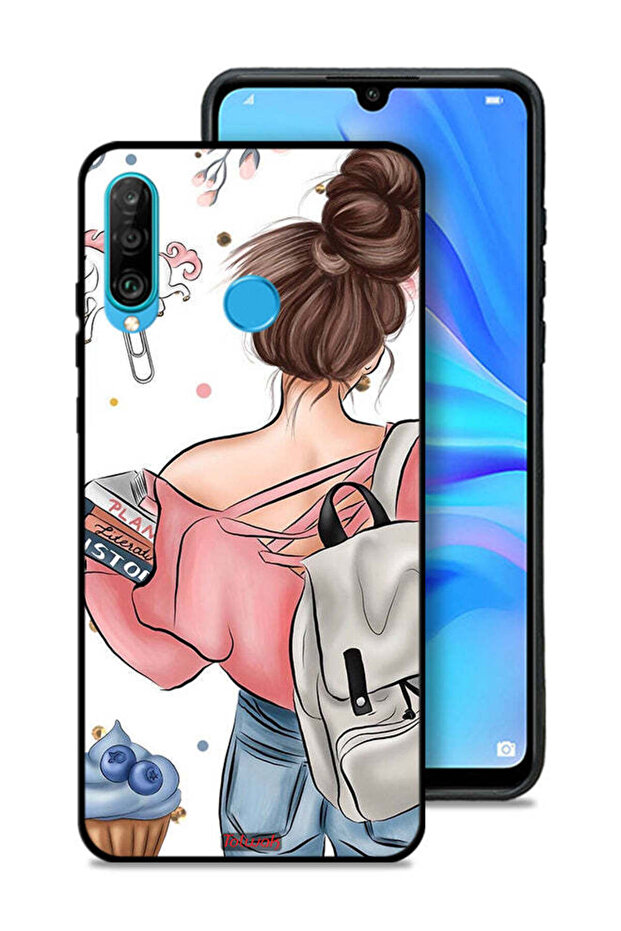 Huawei nova 4e Protective Case Cover Books In Hands