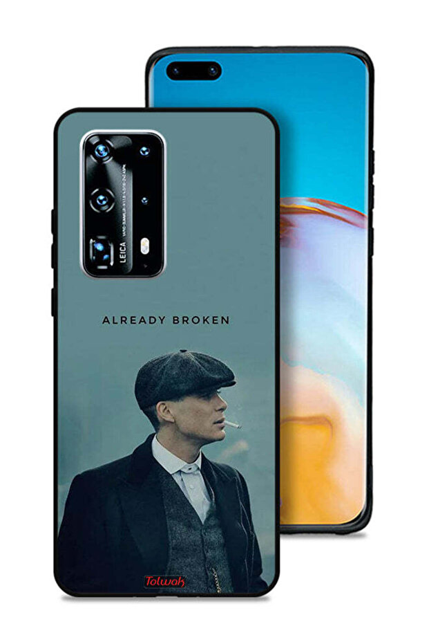 غطاء حماية لهاتف هواوي P40 Pro Plus 5G مكسور بالفعل