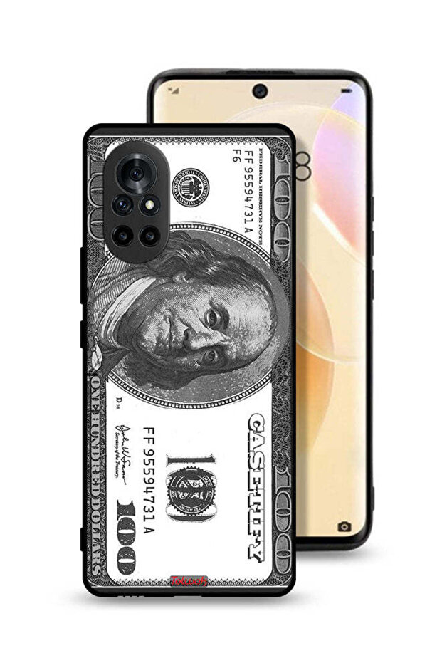 غطاء حماية لهاتف هواوي نوفا 8 بنقشة الدولار - 1