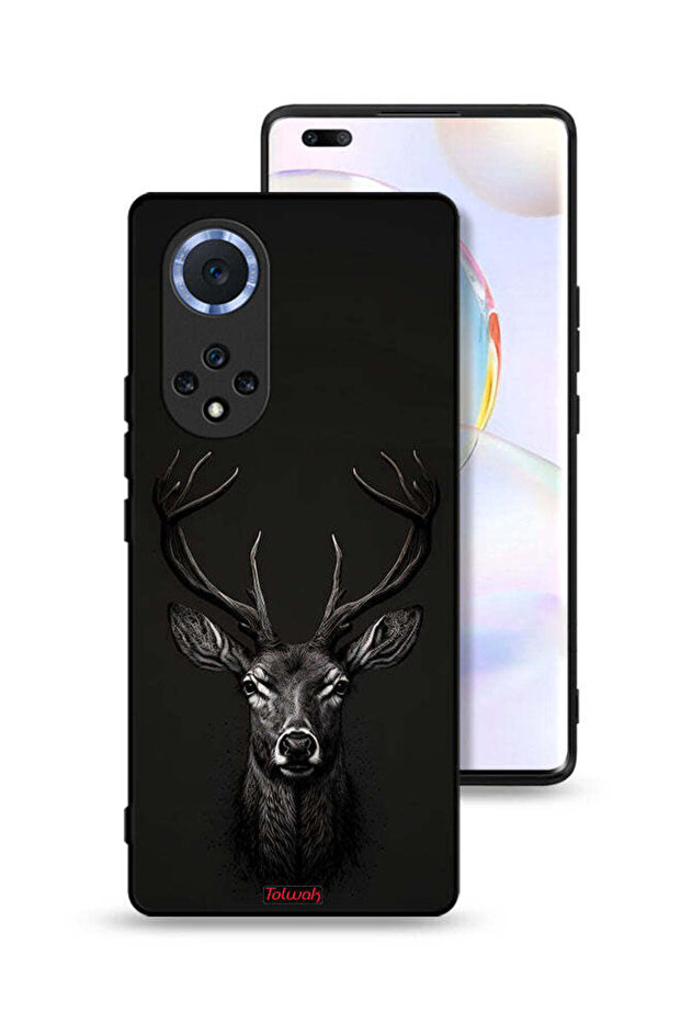 غطاء حماية لهاتف Honor 50 Pro بتصميم غزال رقمي