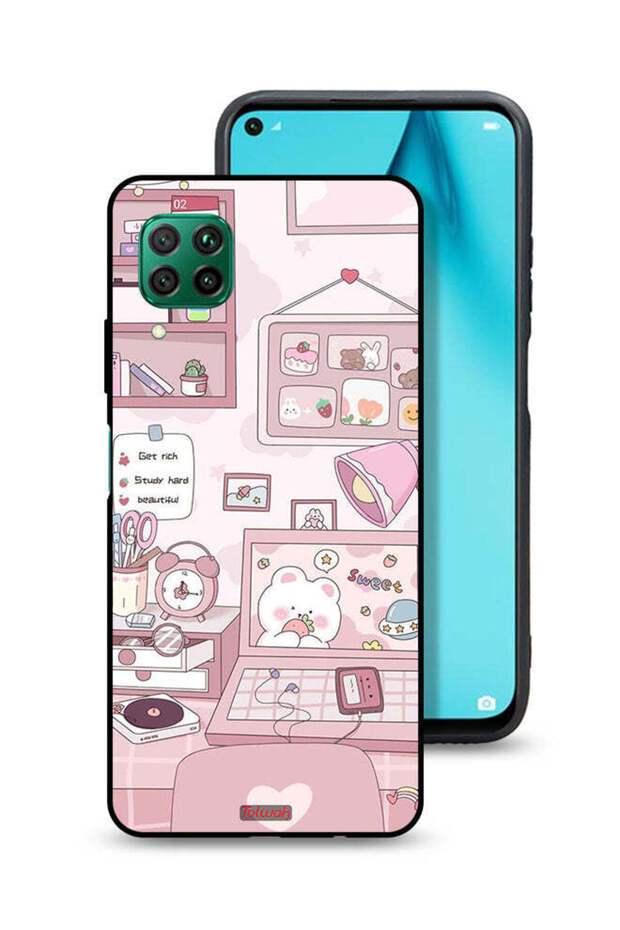Huawei P40 lite 4G Protective Case Cover Get Rich Study Hard