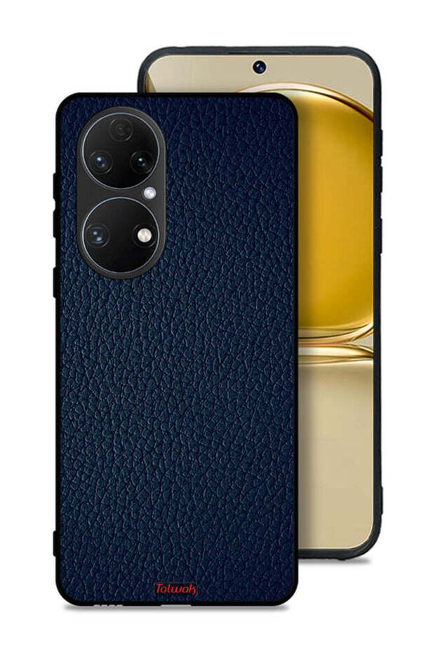 غطاء حماية لهاتف هواوي P50E بنمط جلدي - 1