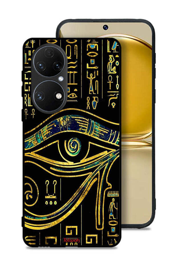 غطاء حماية لهاتف Huawei P50E بتصميم عين