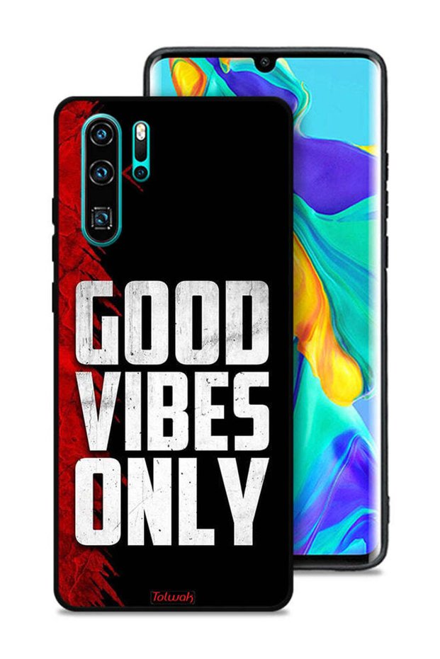 غطاء حماية لهاتف هواوي بي 30 برو - Good Vibes Only