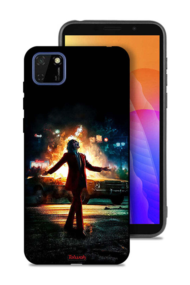 Huawei Y5p Protective Case Cover Joker Happy Mode