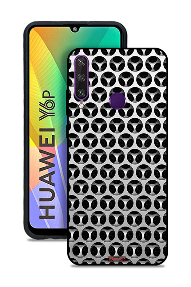 Huawei Y6p Protective Case Cover Horology Hands Pattern