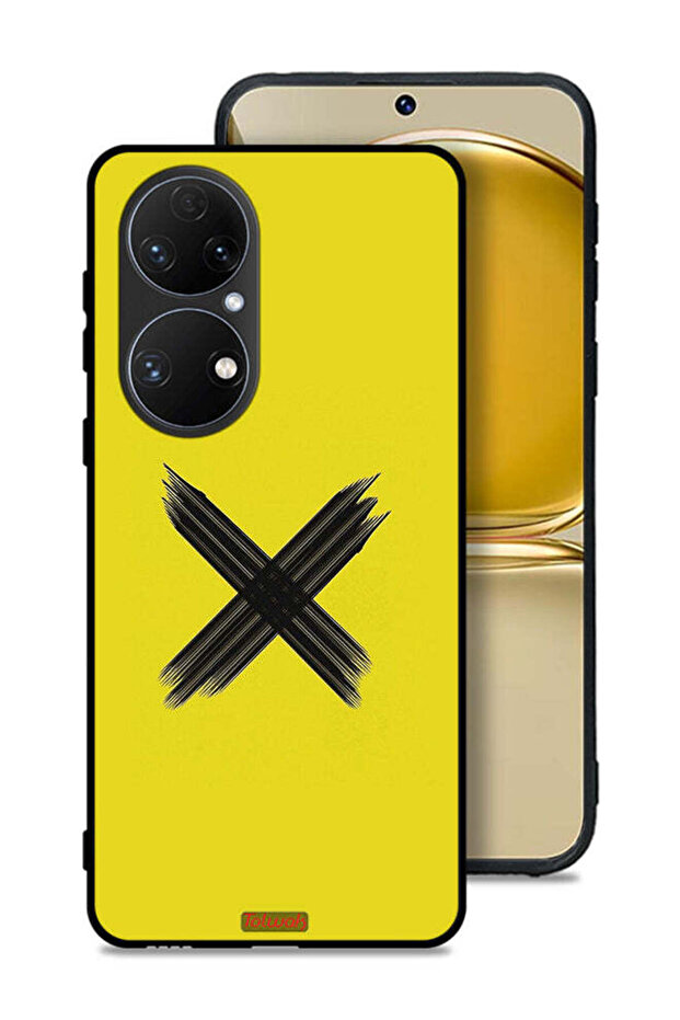 غطاء حماية لهاتف هواوي P50 بنمط X - 1