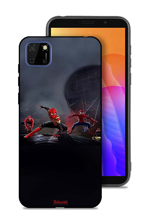 Huawei Y5p Protective Case Cover Three Spiders