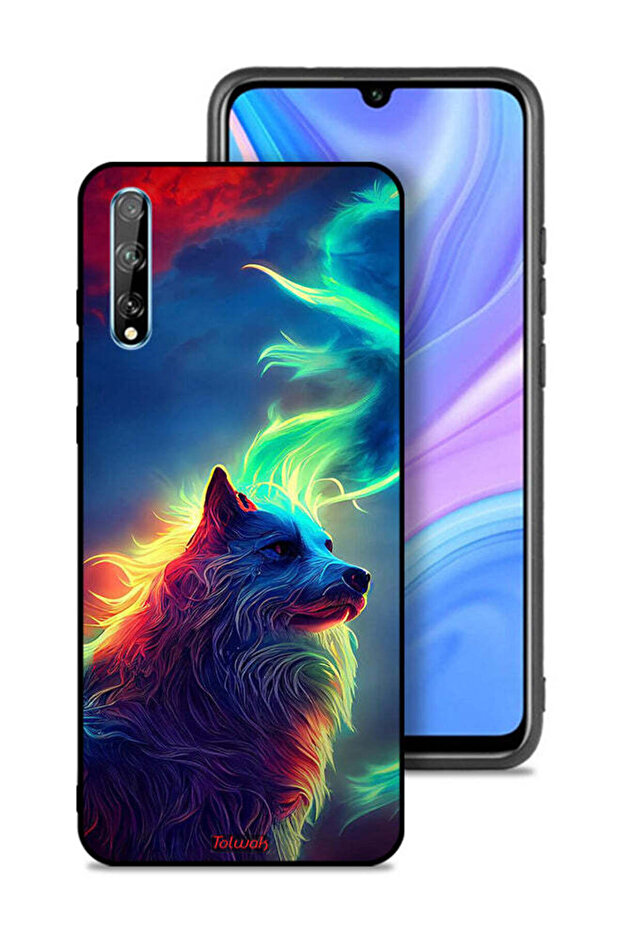 Huawei P Smart S Protective Case Cover Wolf
