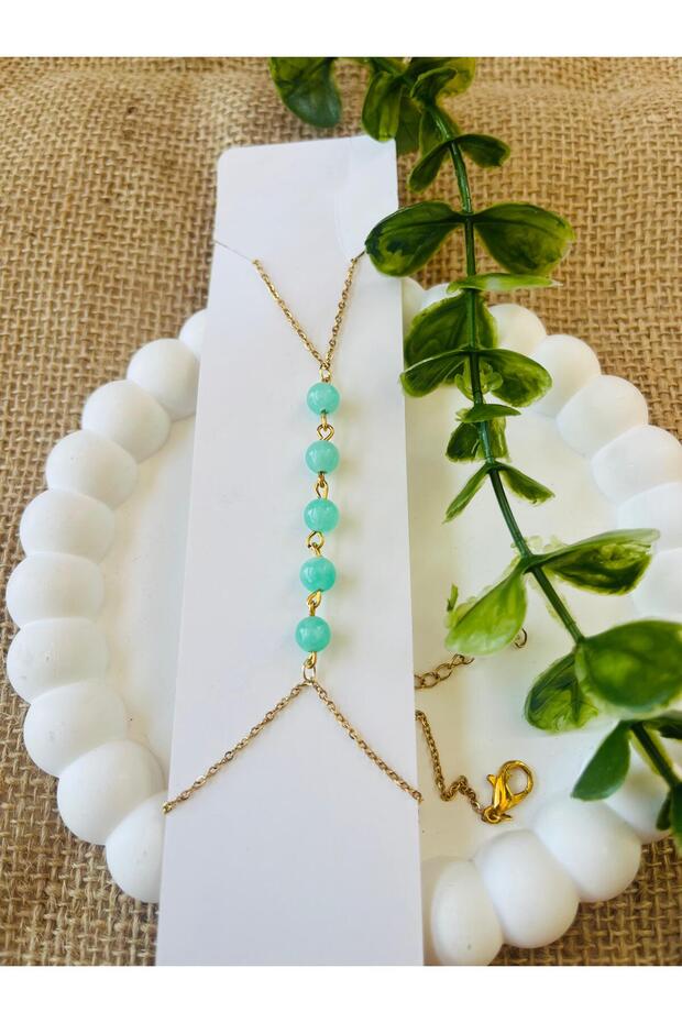 Şahmeran Aventurine 6 mm Natural Stone Steel