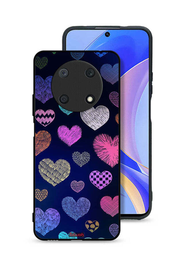 Huawei nova Y90 Protective Case Cover Dhaga Hearts Pattern