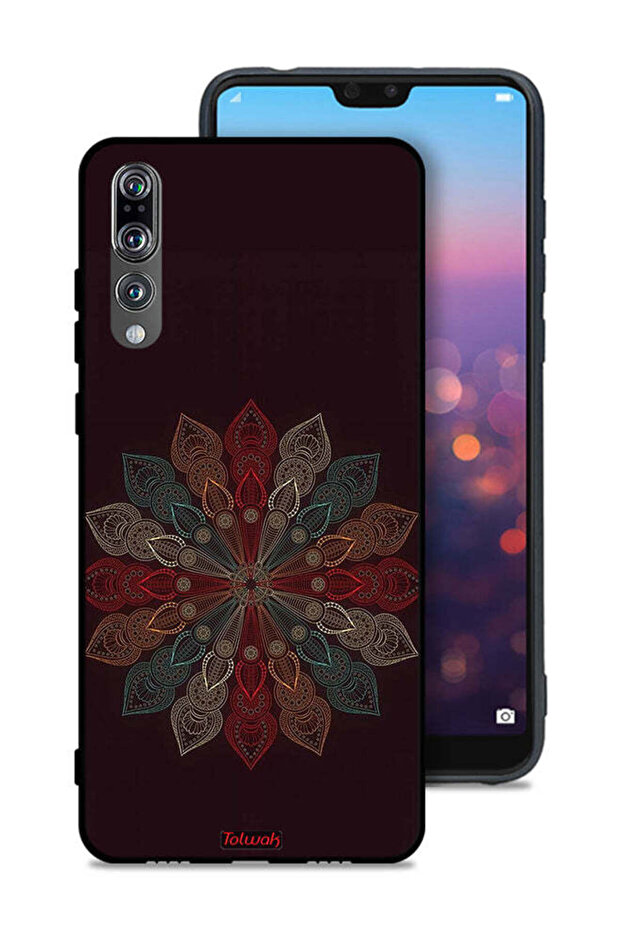 Huawei P20 Pro Protective Case Cover Mandala Flower Art