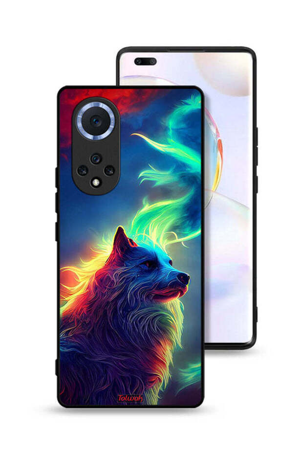 غطاء حماية لهاتف Honor 50 Pro بتصميم الذئب