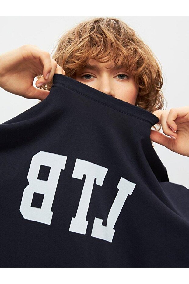 Lacivert T-shırt - 3