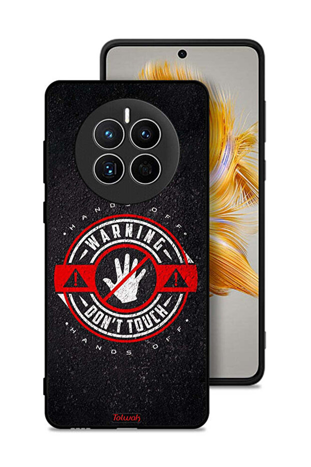Huawei Mate 50 Protective Case Cover Warning Do Not Touch