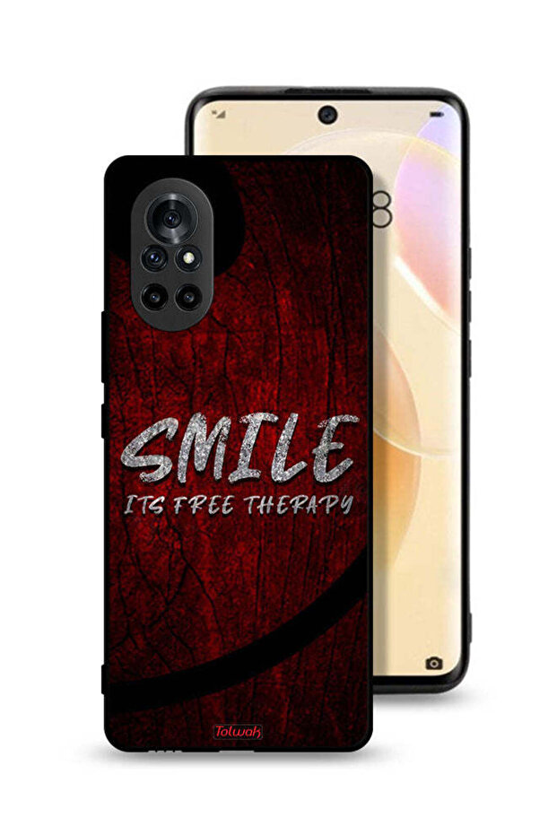Huawei nova 8 Protective Case Cover Smile Its Free Therapy