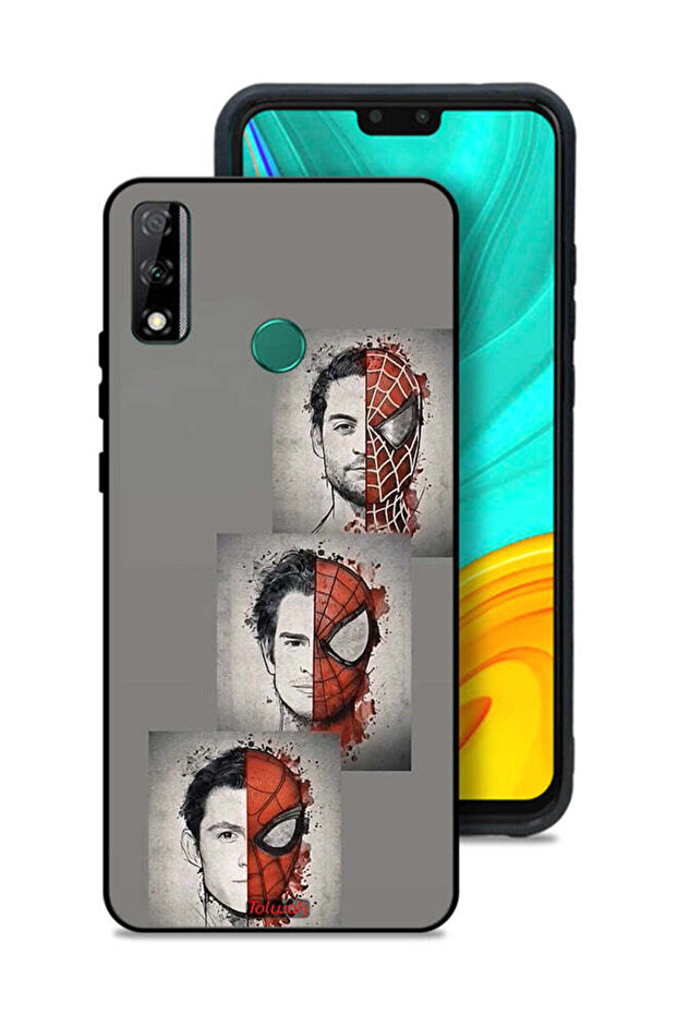 غطاء حماية لهاتف هواوي Y8s برسومات سبايدر مان