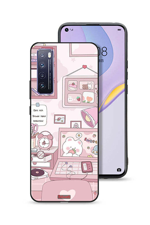 Huawei nova 7 5G Protective Case Cover Get Rich Study Hard
