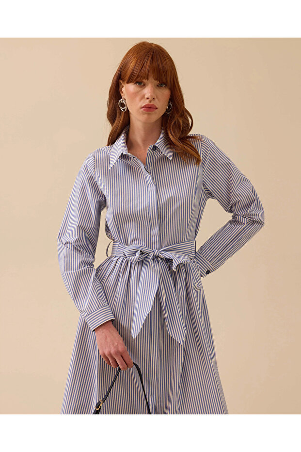 Seçil Elbıse 10002511310019 Mavi - 4