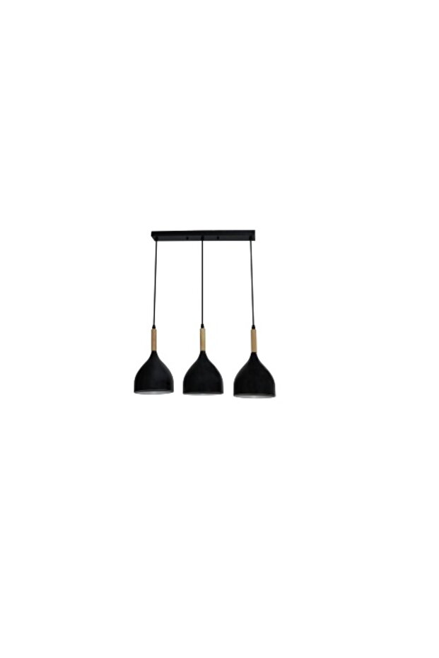 Pendul Player 3XE27 IP20, Negru - Erste - 4