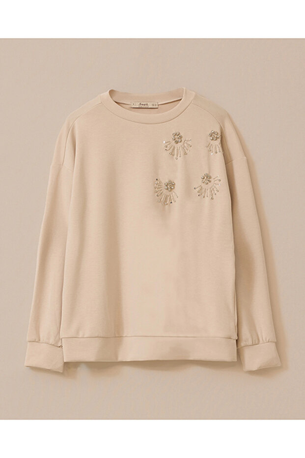 Aksesuarlı Sweatshirt - 5