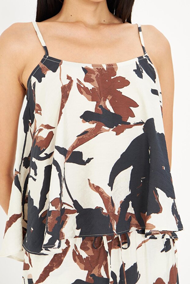 Desenli Modal Bluz - 2