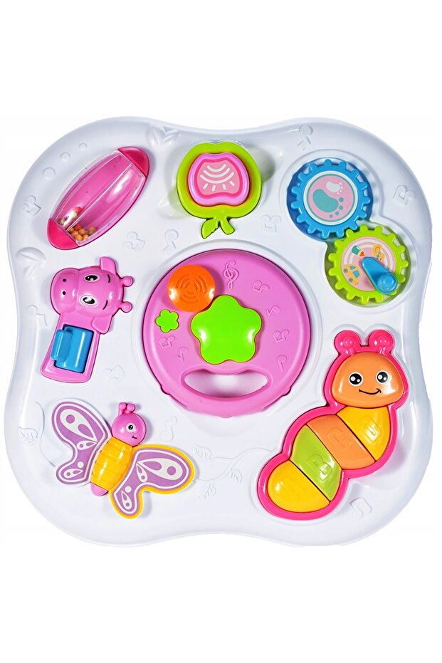 INTERACTIVE Activity Center Buclucasa Table, Equipped with Various Educational Elements, Sounds - 7
