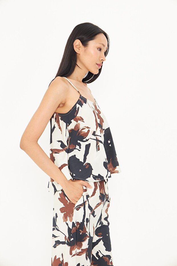 Desenli Modal Bluz - 4