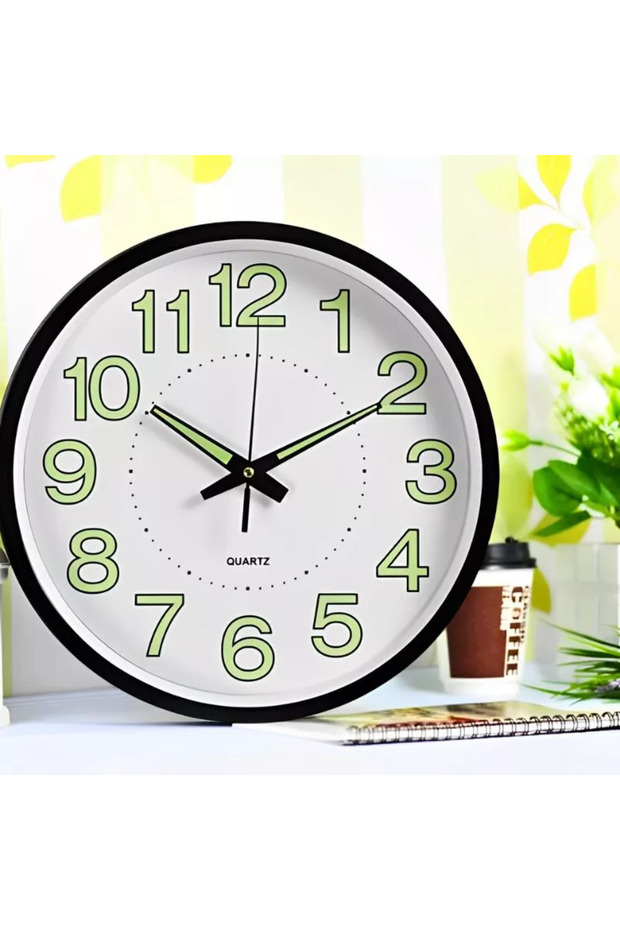 Fireflies wall clock, 30 cm, elegant design - 5