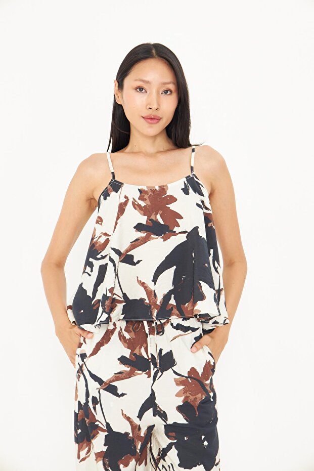 Desenli Modal Bluz - 8