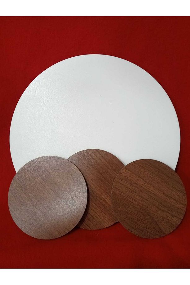 Şık ve Pratik 6'lı Altlık Seti – 3 Tabak + 3 Bardak Altlığı (10 cm & 5 cm) - 7