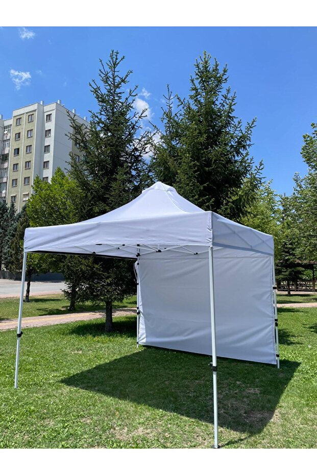 3X3 GAZEBO/PORTATİF ÇARDAK TAKIM TEK YAN KAPAMALI - 1