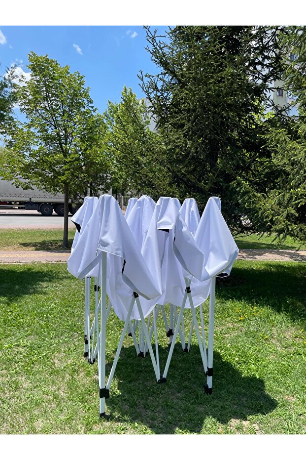 3X3 GAZEBO/PORTATİF ÇARDAK TAKIM TEK YAN KAPAMALI - 6