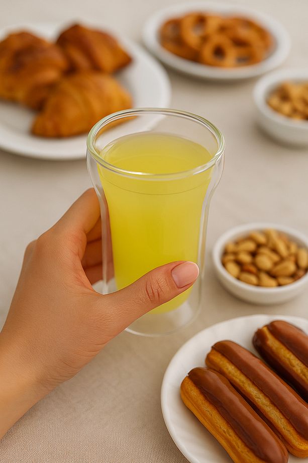 ÇİFT CİDARLI MEŞRUBAT SU LATTE KAHVE 250 ML BARDAK - 1