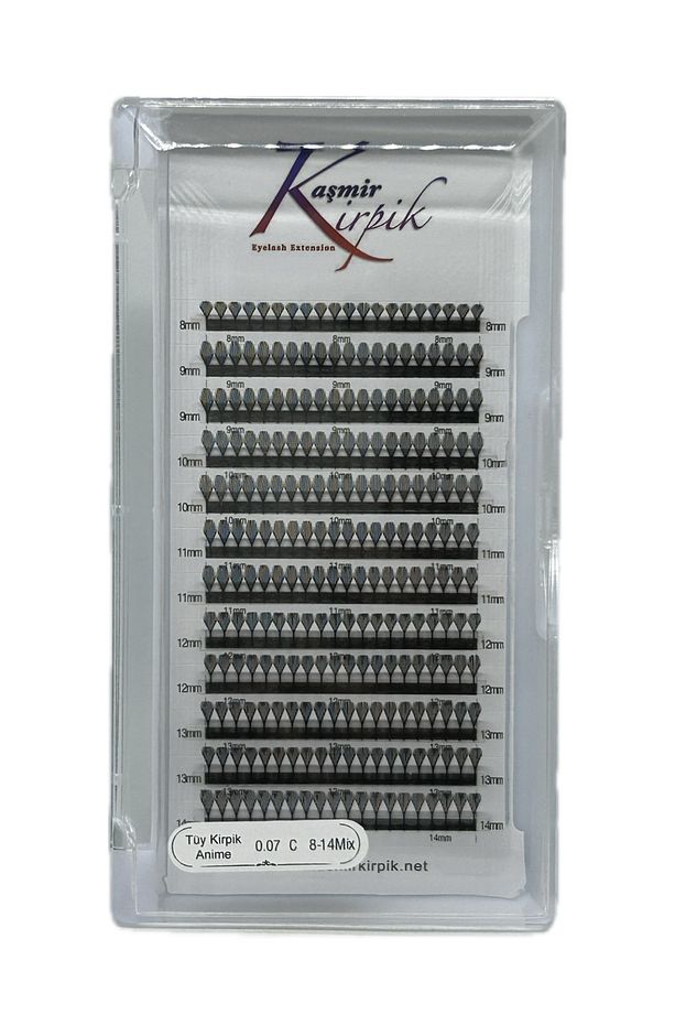 Kaşmir Tüy Kirpik (anime Efekt ) C Kıvrım 0.07 Mm Mix Boy - 3