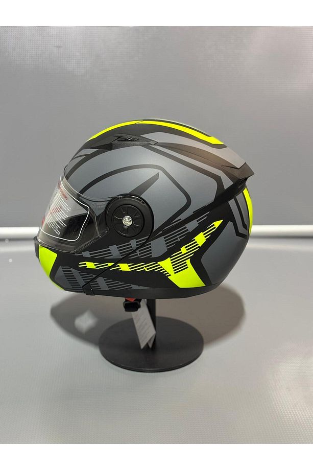 Jk 115 Güneş Vizörlü Çene Açılır Kask Z1 YELLOW - 4