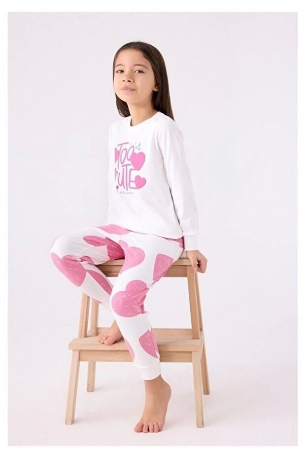 Girl's Double Suit - Cream Karanfil