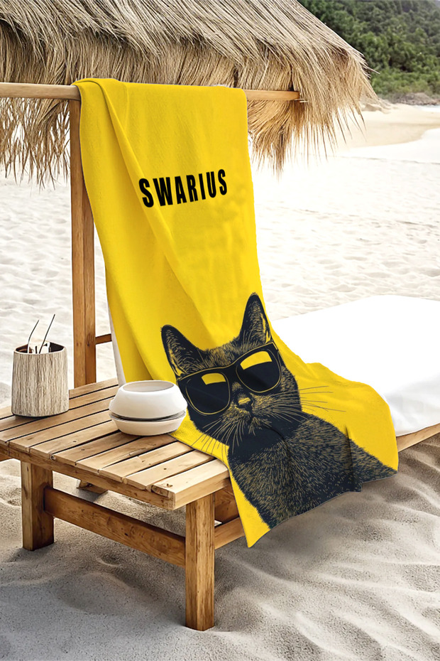 Adult Unisex 75X155Cm Summer Patterned Beach Towel - Bath Towel - Sea Towel