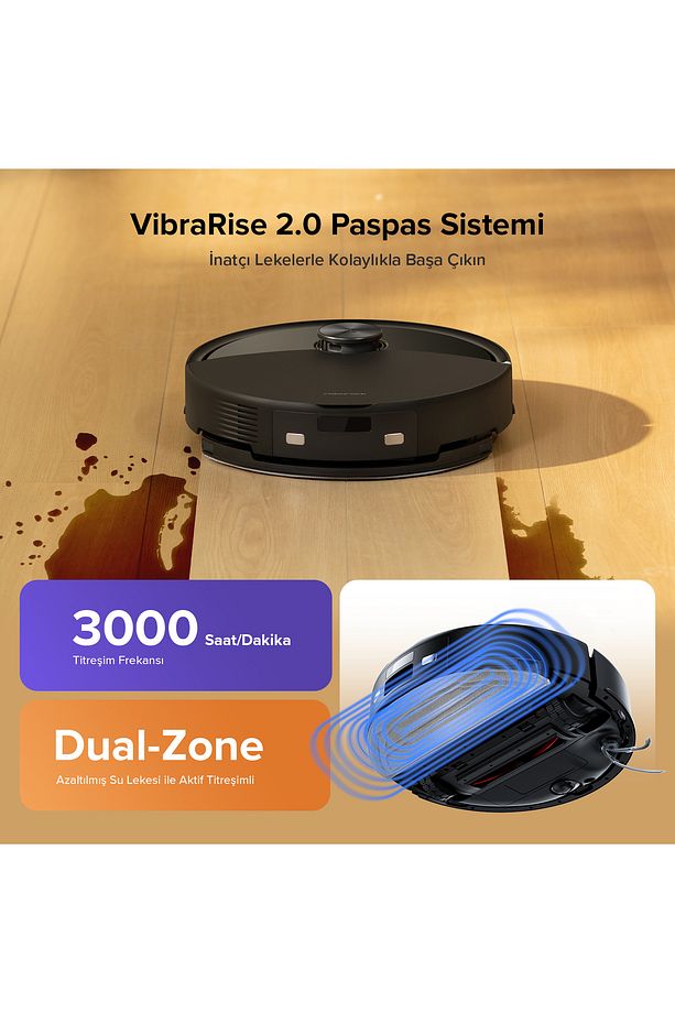 S8 Pro Akıllı Robot Süpürge Siyah - 10