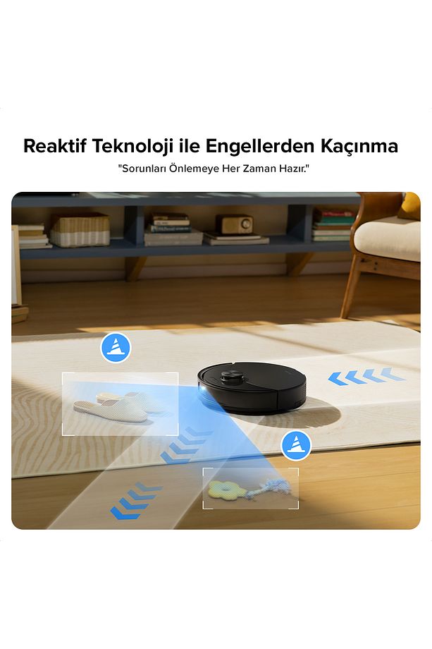 S8 Pro Akıllı Robot Süpürge Siyah - 3
