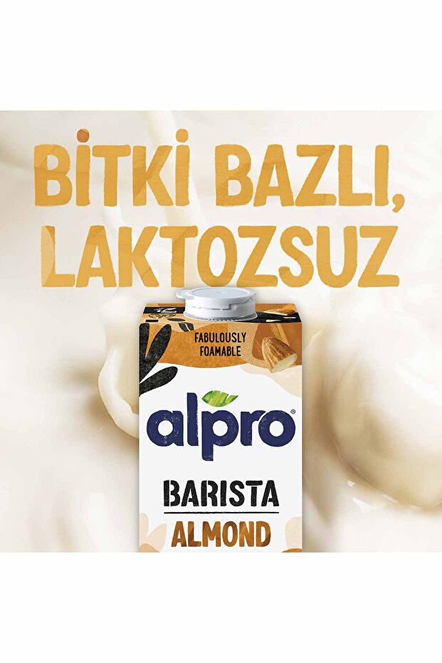 Barista Badem Sütü 4x1 L Vegan Laktozsuz Bitkisel Bazlı - 6