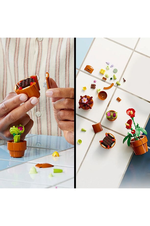 ® Botanicals Minik Bitkiler 10329 - 18+ Yaratıcı Model Yapım Seti (758 Parça) - 9