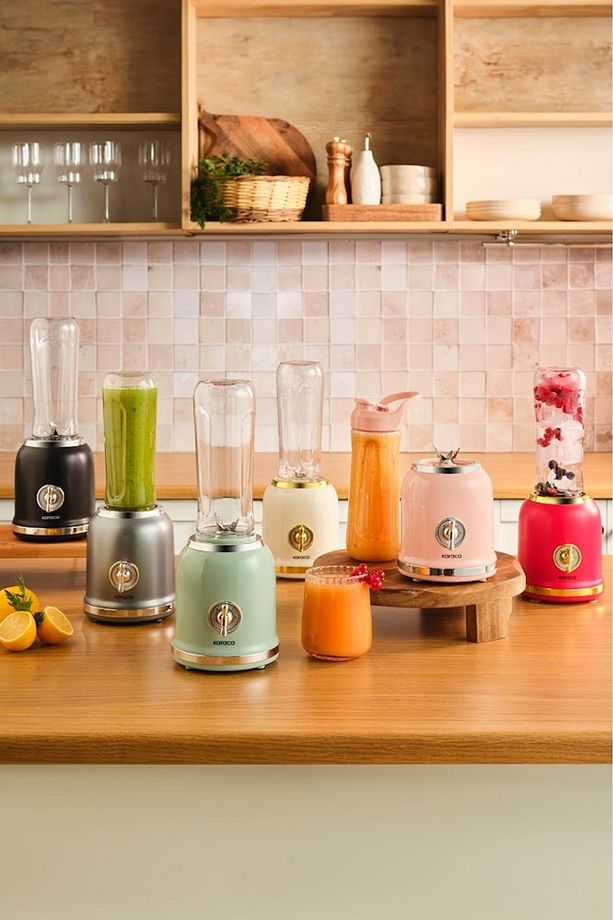 Retro Personal Kişisel Smoothie Blender Cream - 7