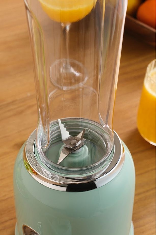 Retro Personal Kişisel Smoothie Blender Green - 4