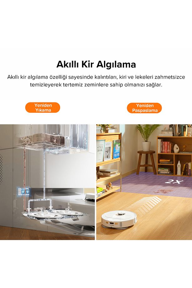 Qrevo Pro Akıllı Robot Süpürge - 11