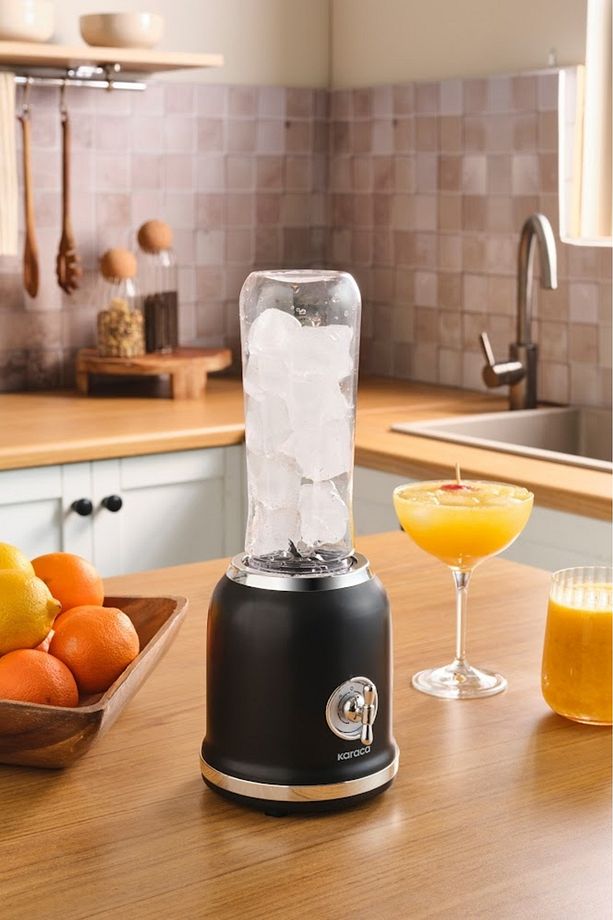 Retro Personal Kişisel Smoothie Blender Black - 2