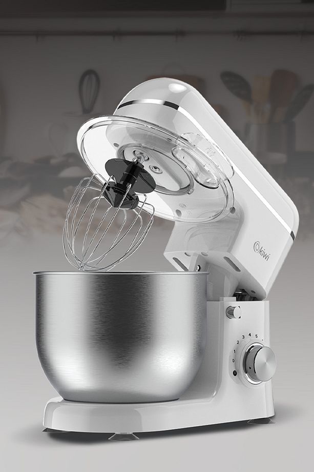 Kmx-3638 Hamur Yoğurma & Stand Mikser 5,3 Lt 1300w 8 Hız Kademeli Mutfak Şefi Beyaz - 2