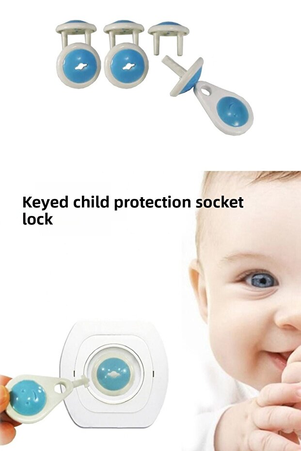 Child Protection Socket Lock with 6 Keys - 2