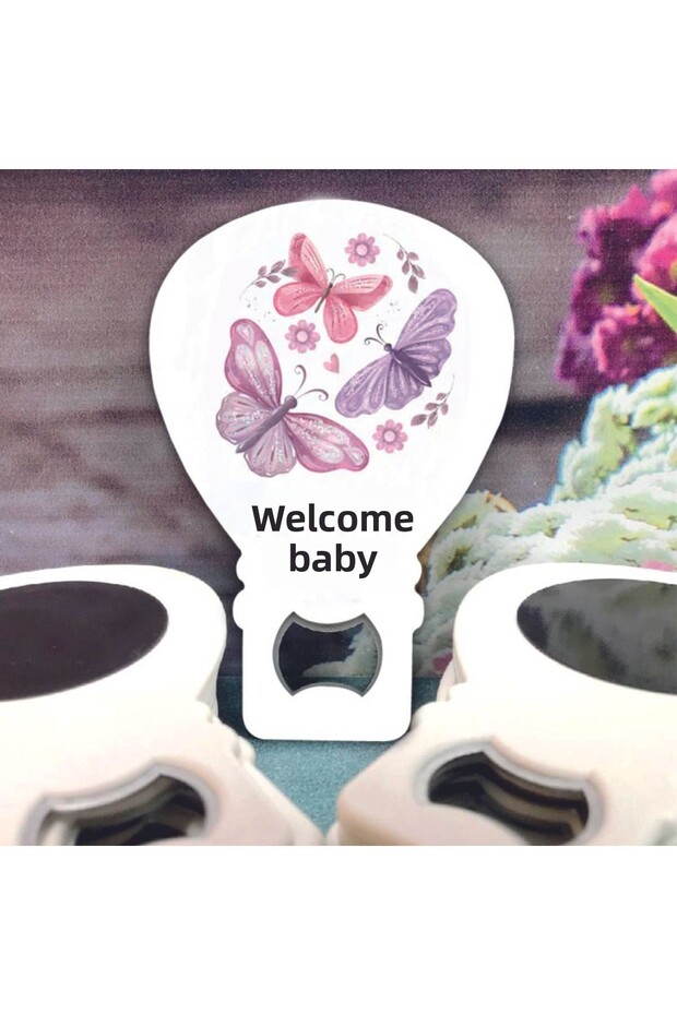 10 balloon bottle opener magnets (with card and cellophane wrapping)